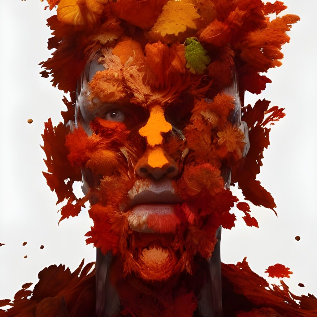 Eroded Autumn Souls: A Digital Rendering