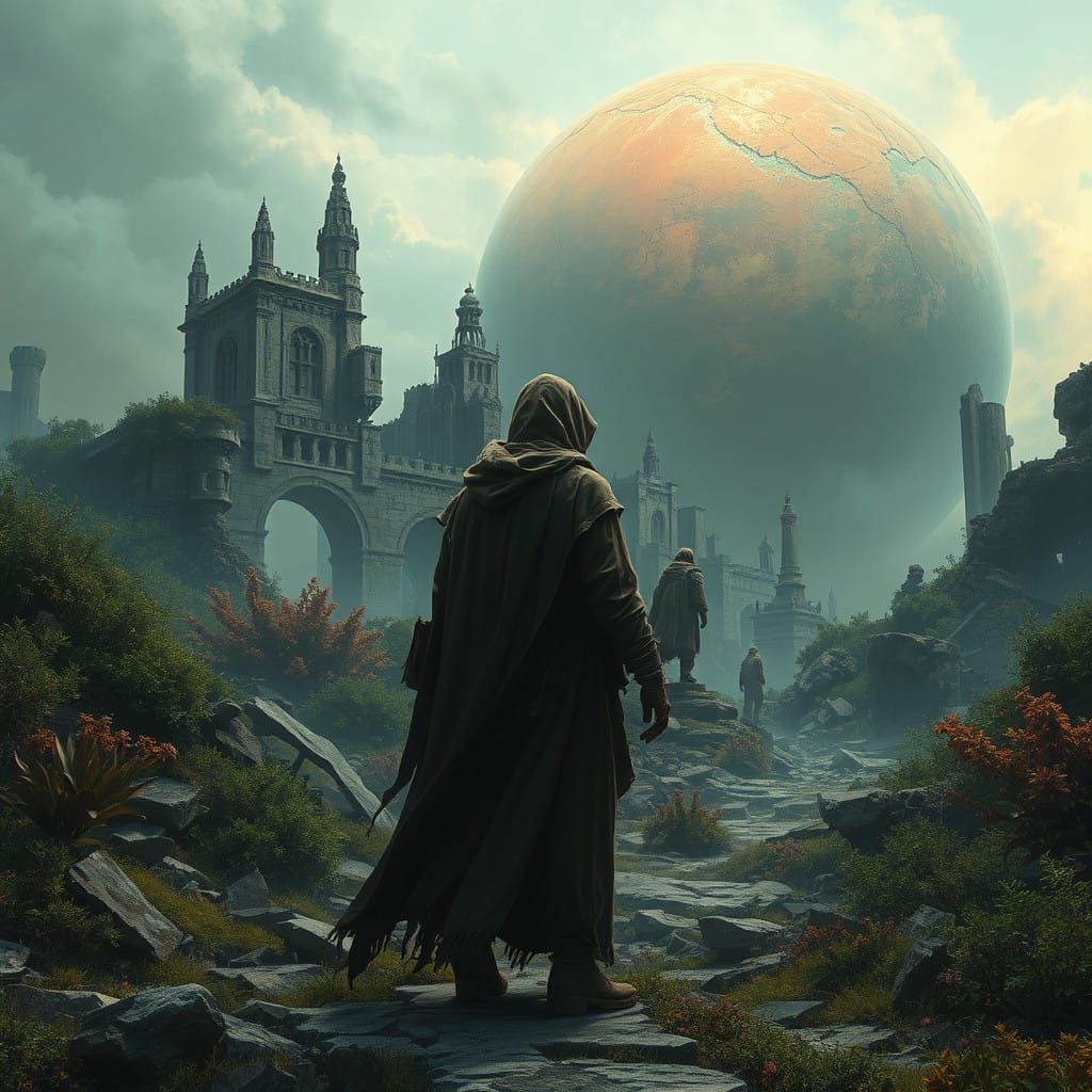 Eternal Ruins Beckon a Lost Soul in a Post-Apocalyptic Earth