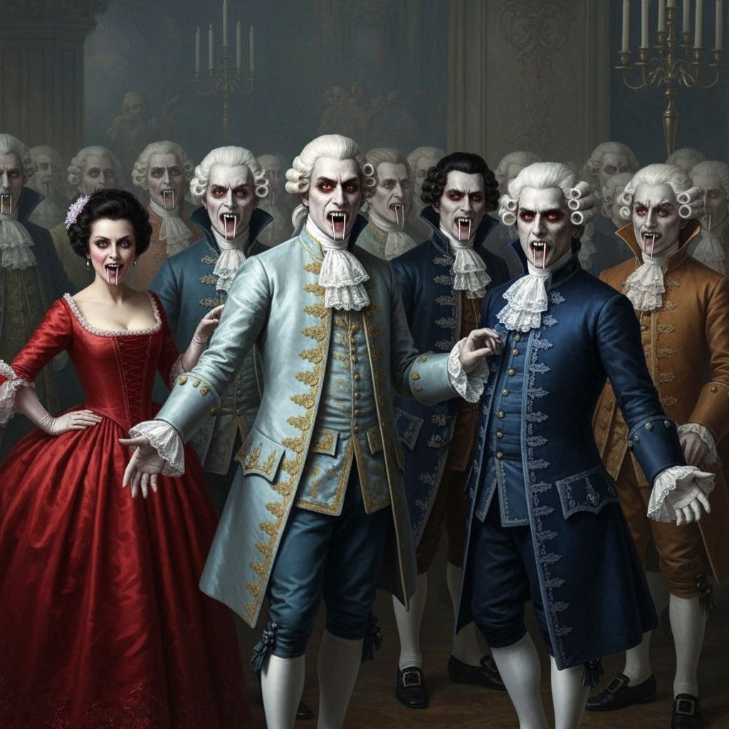 Vampire Masquerade Ball in 18th Century Style