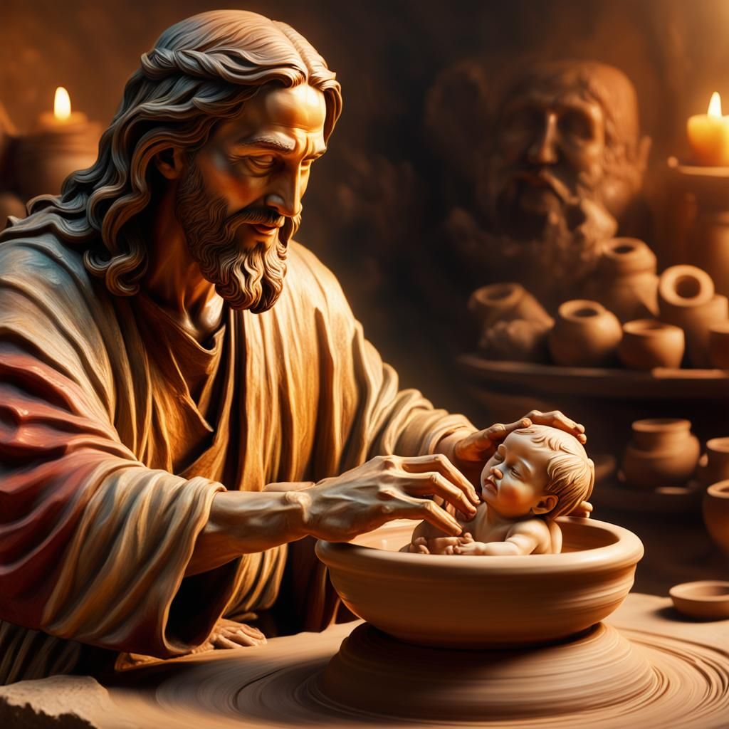 Jesus Christ Creates Life: A Baroque Masterpiece