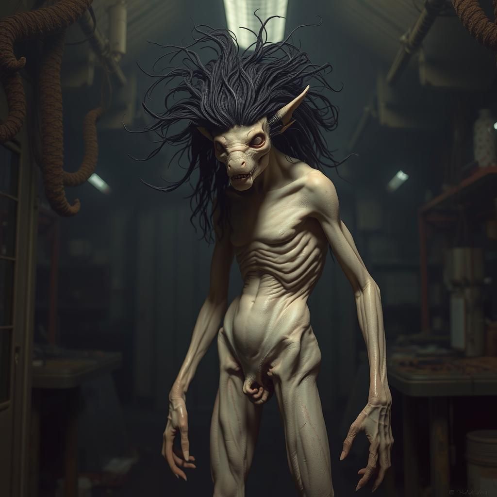 Dren from Splice, All grown up