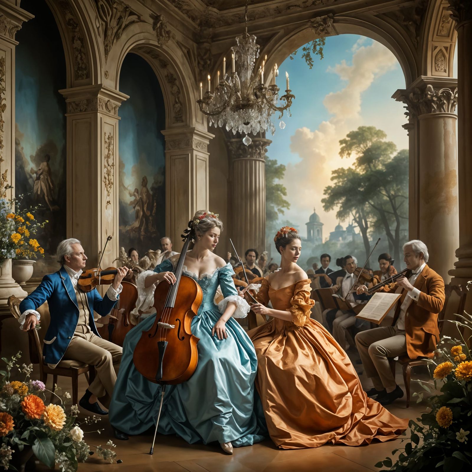 The Four Seasons in Vibrant Orchestral Style