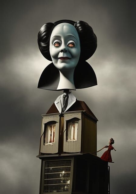 Surreal Stopmotion Dreamscape, Hyperrealistic Ethereal Photo