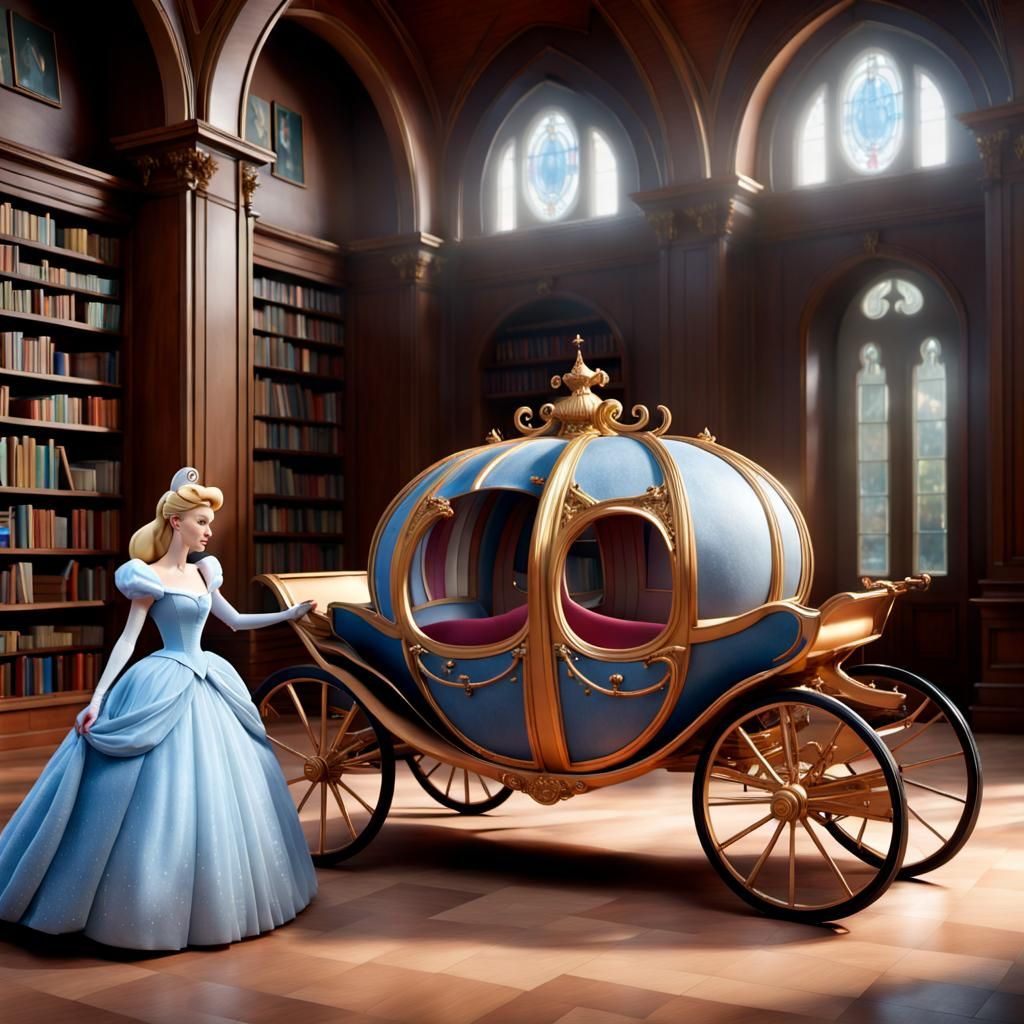 The library as your gateway to other worlds like cinderella