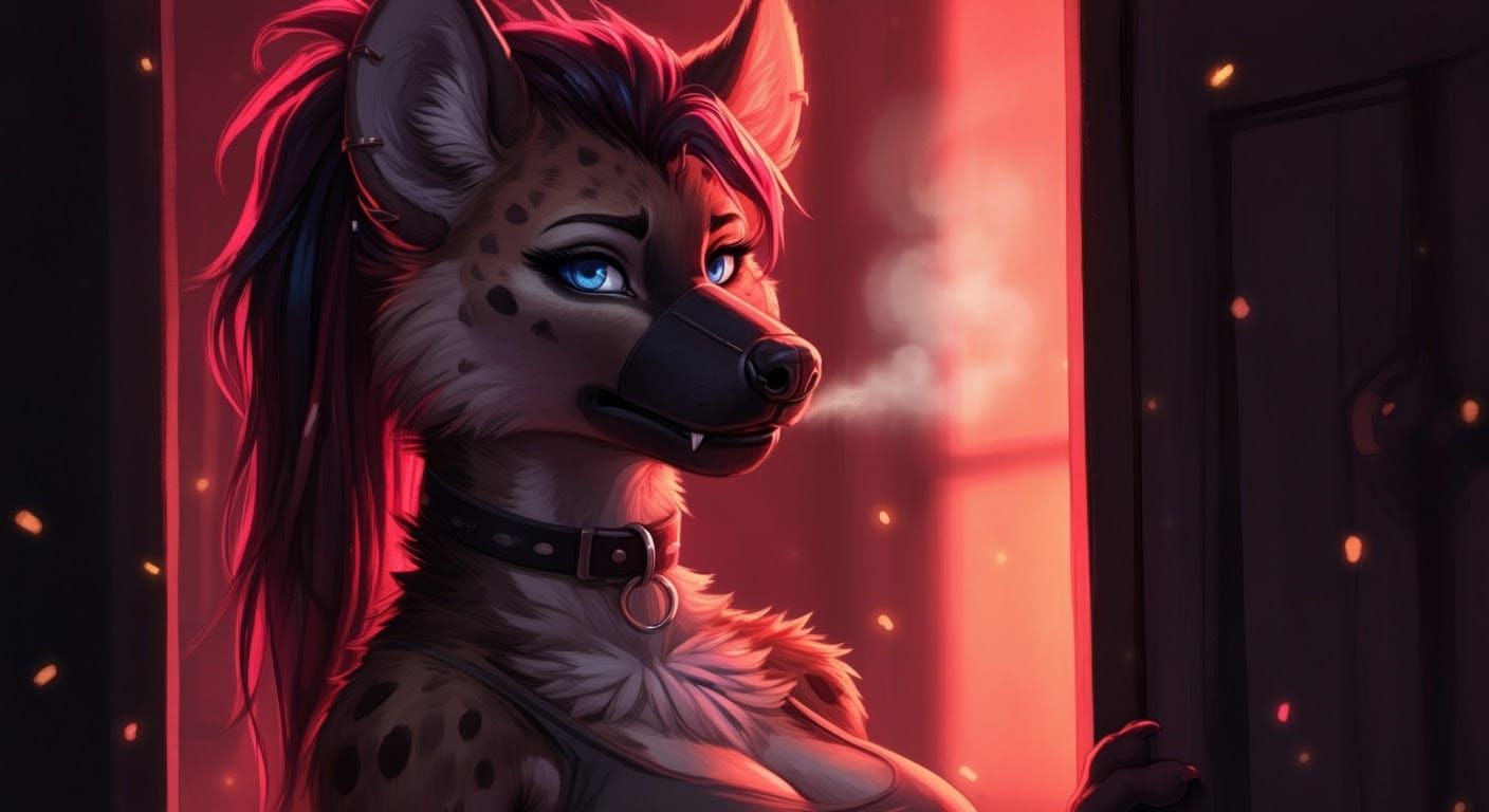 Fantastical Dark Fantasy Anime Art in Cyberpunk Digital Oil...