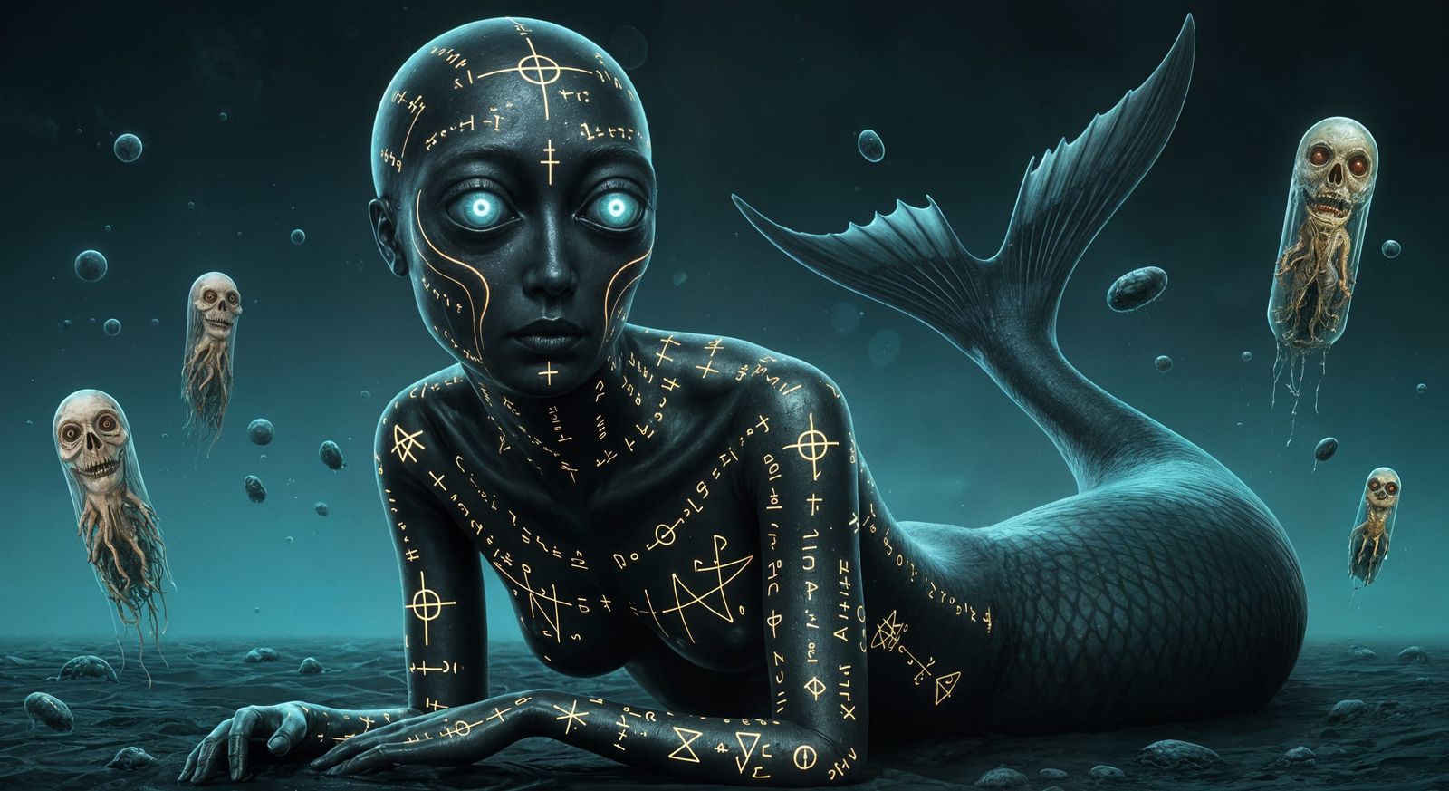 Bioluminescent Mermaid Washes Ashore on Phobos