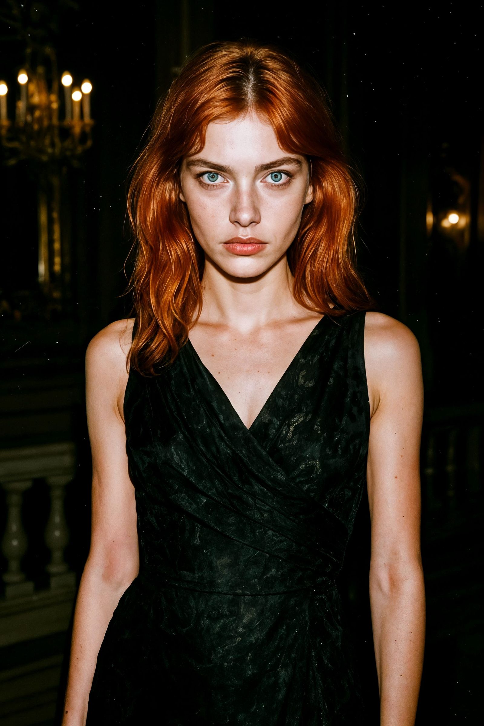 Gritty Analog Portrait of Italian Model