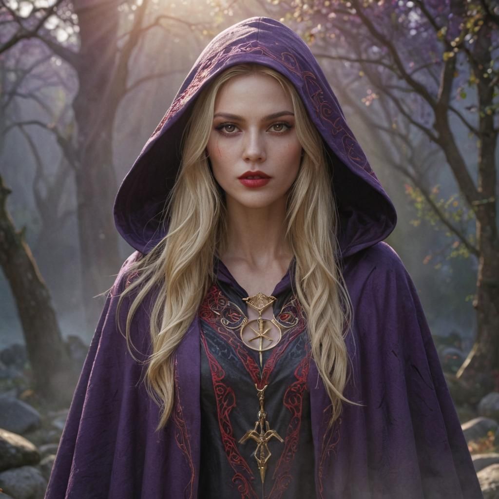 Goddess in Sunlight and Mist, Fantasy Concept Art