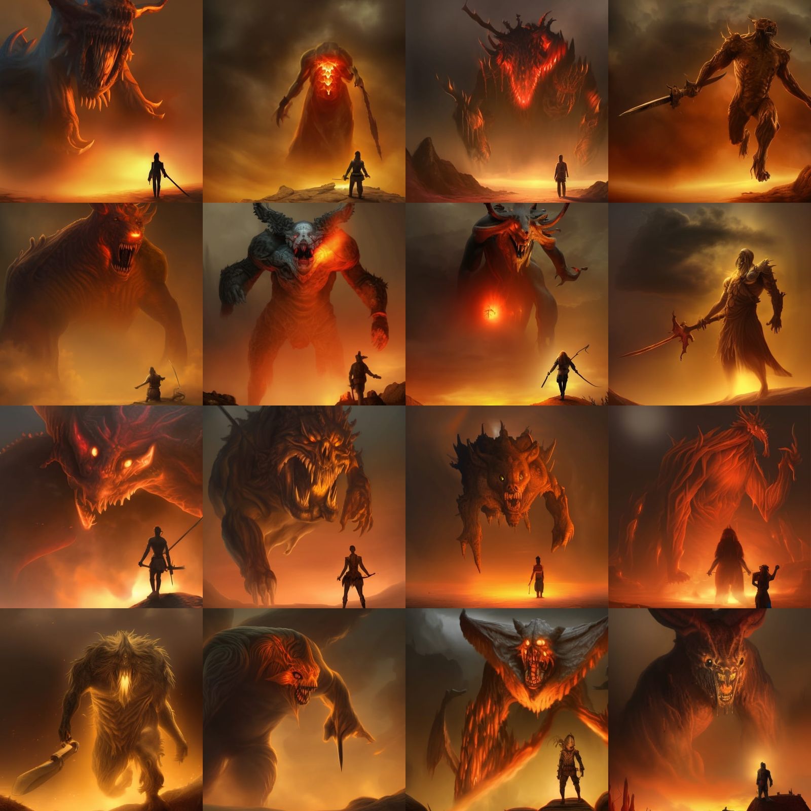 Three-Headed Hell Beast Guards Infernal Gate