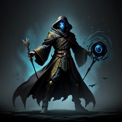 Wraith mage d&d style