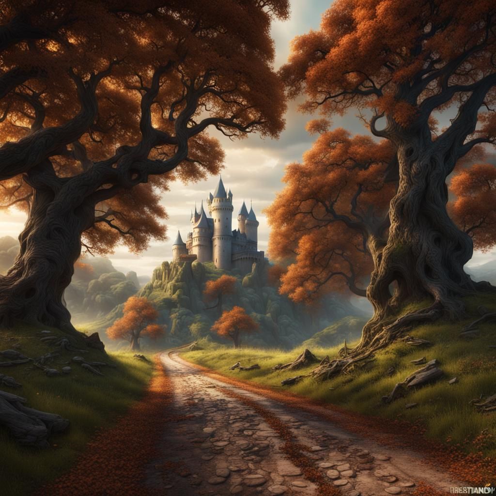 Road to Distant Castle: Fantasy Concept Art