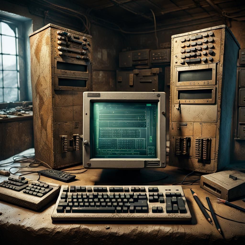 Prehistoric Computer Powers Nuclear Plant: Fantasy Concept A...