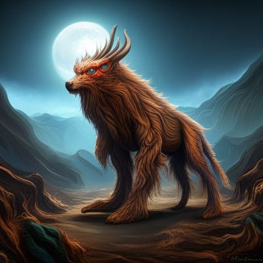 Detailed Anthropomorphic Animal Fantasy Concept Art