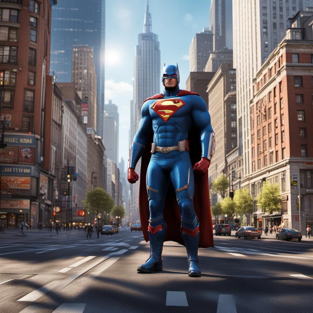 City in Need of a Superhero: Photorealistic 8K