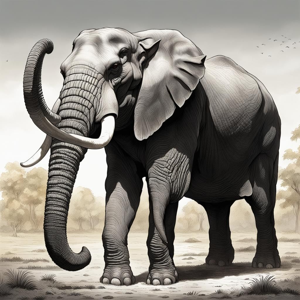Palaeoloxodon namadicus. Giant Straight tusked elephant