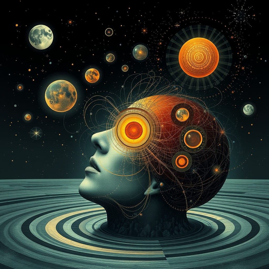 Surreal Landscape in Vibrant Colors