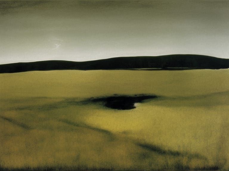 Ethereal Landscape in Ambient Minimalist Style