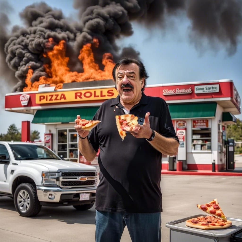 George Noory's Pizza Roll Mishap at Gas Station