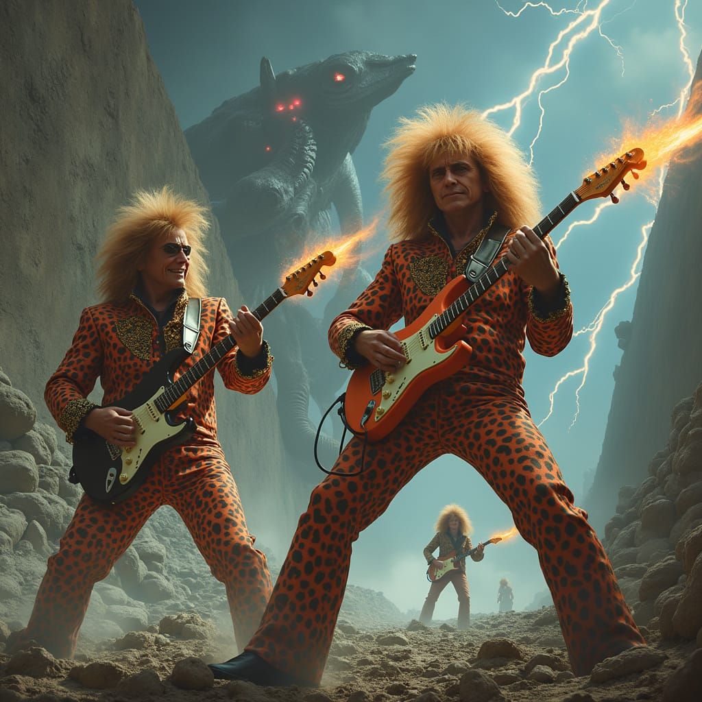 Hair Band Battles Aliens at Panama Canal