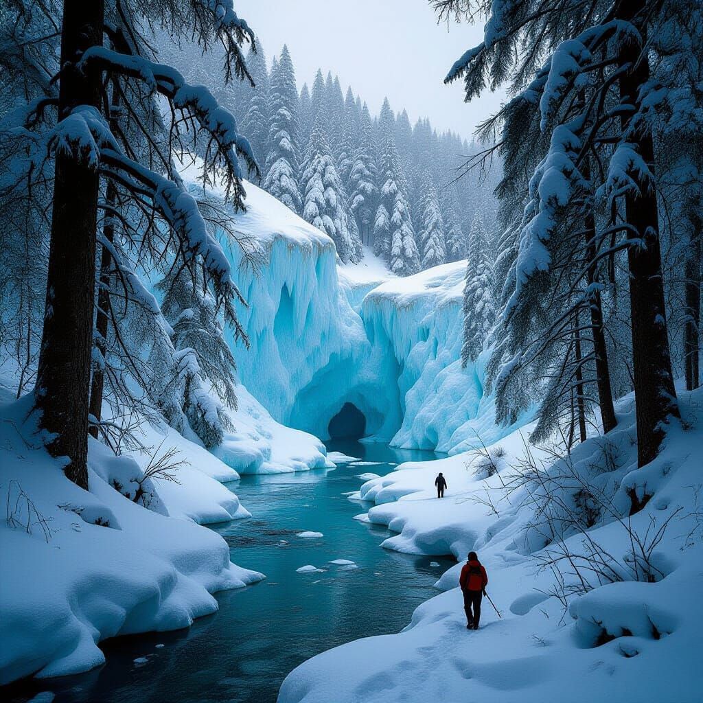 The Ravan's Journey: Forest to Desert Ice Flow