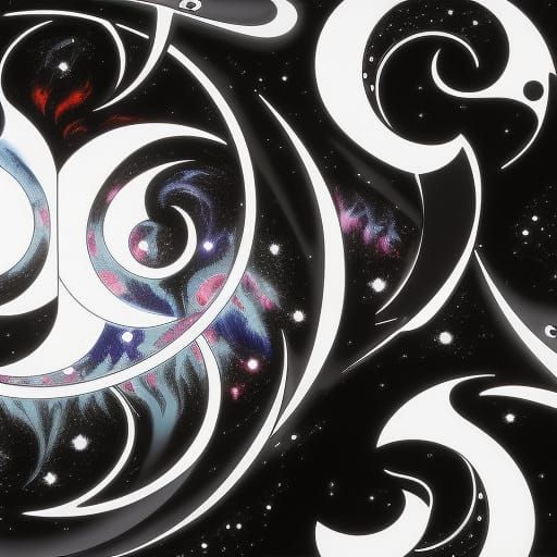 Anime Key Visual of Opposing Forces in Harmony