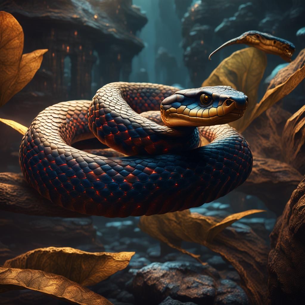 Pouncing Snake