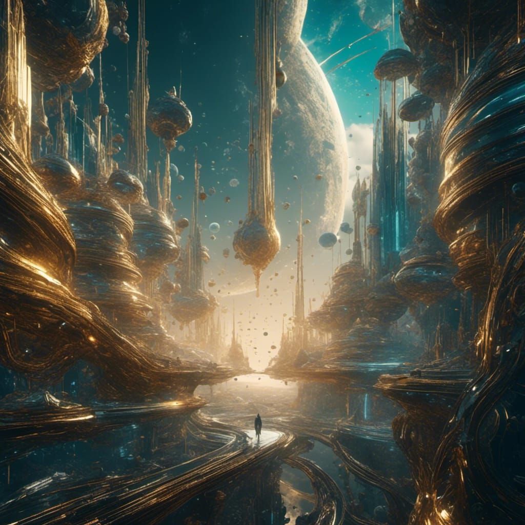 Epic View Outside the Program in Digital Matte Painting