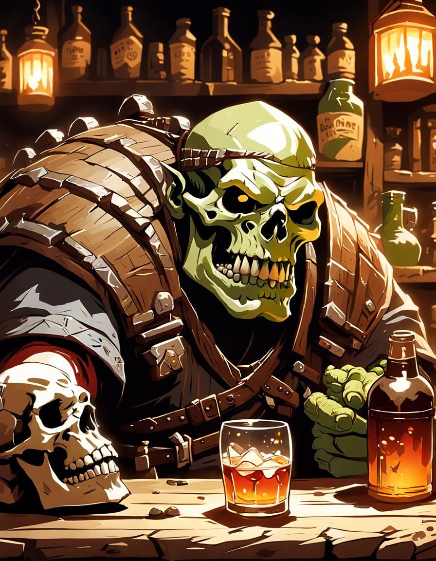 Undead tavern keeper