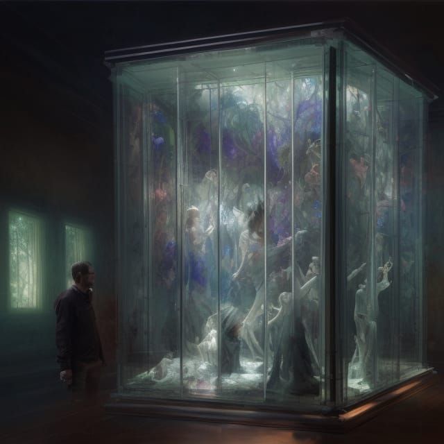 Ethereal Ghosts in Nested Glass Boxes