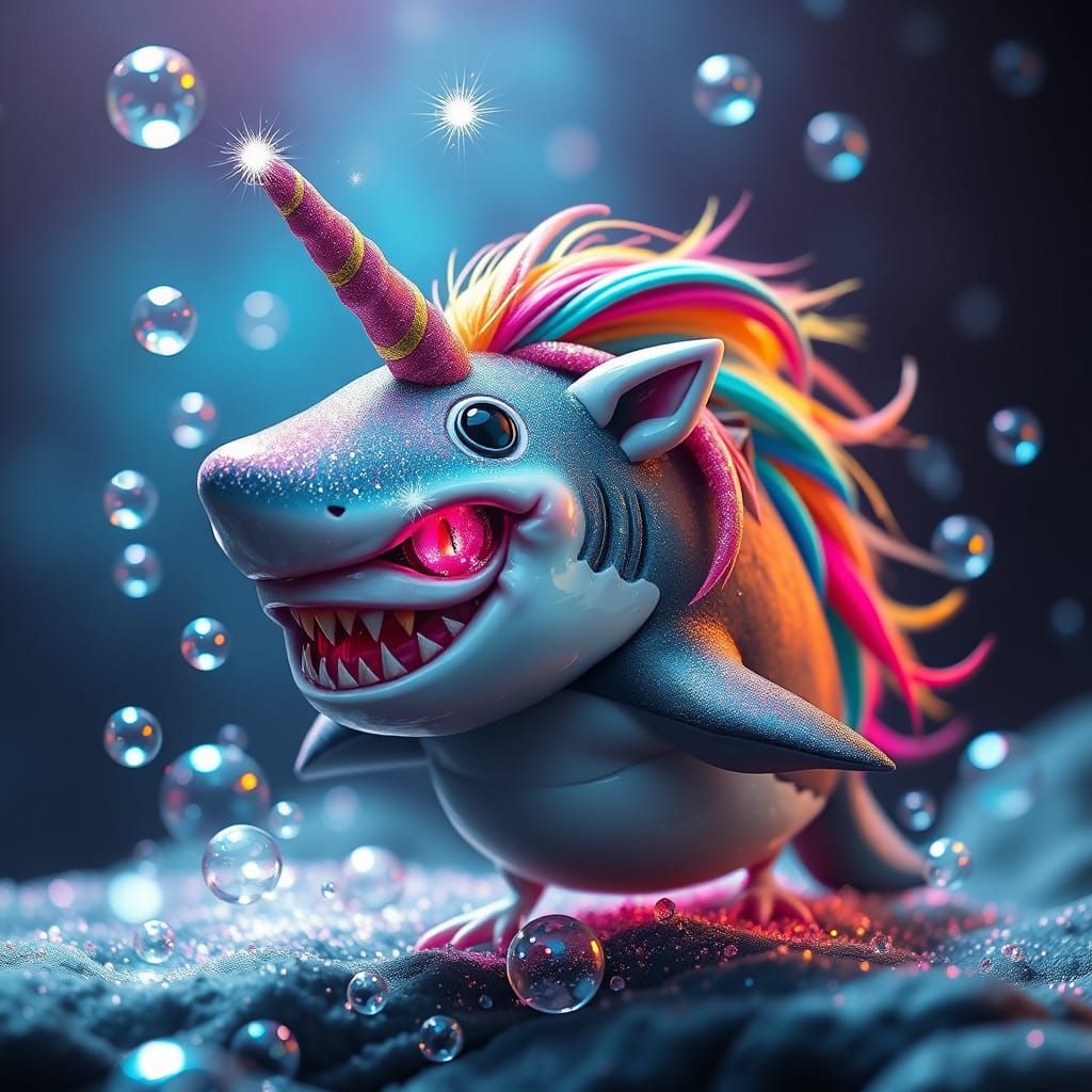 Glittery Sea-Hamster Unicorn Abomination