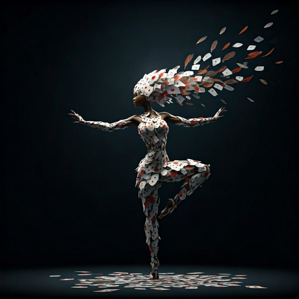 Feather Dancer: African Woman in Motion