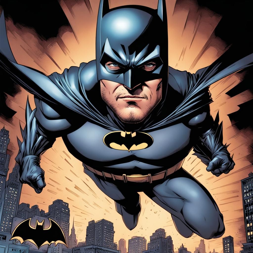 Batman Comic Book Art