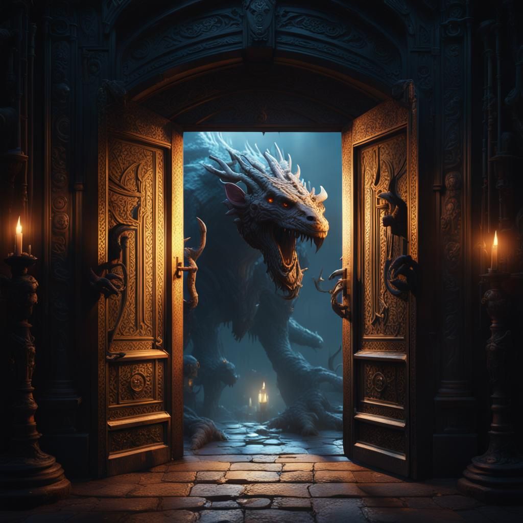 Portal Doorway with Waiting Creatures