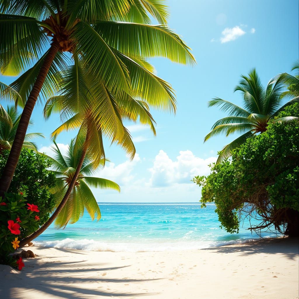 Tropical Paradise in Cinematic Splendor