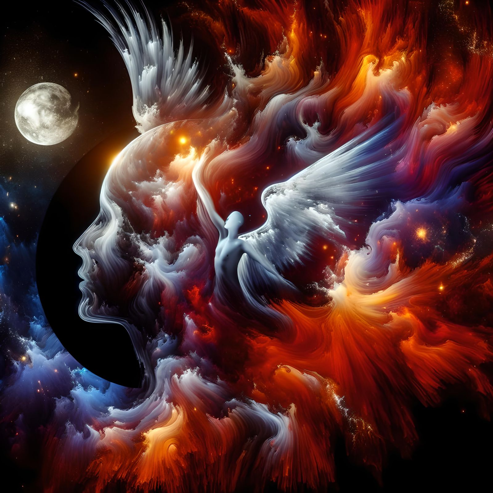 Abstract Fantasy: Celestial and Infernal Explosion