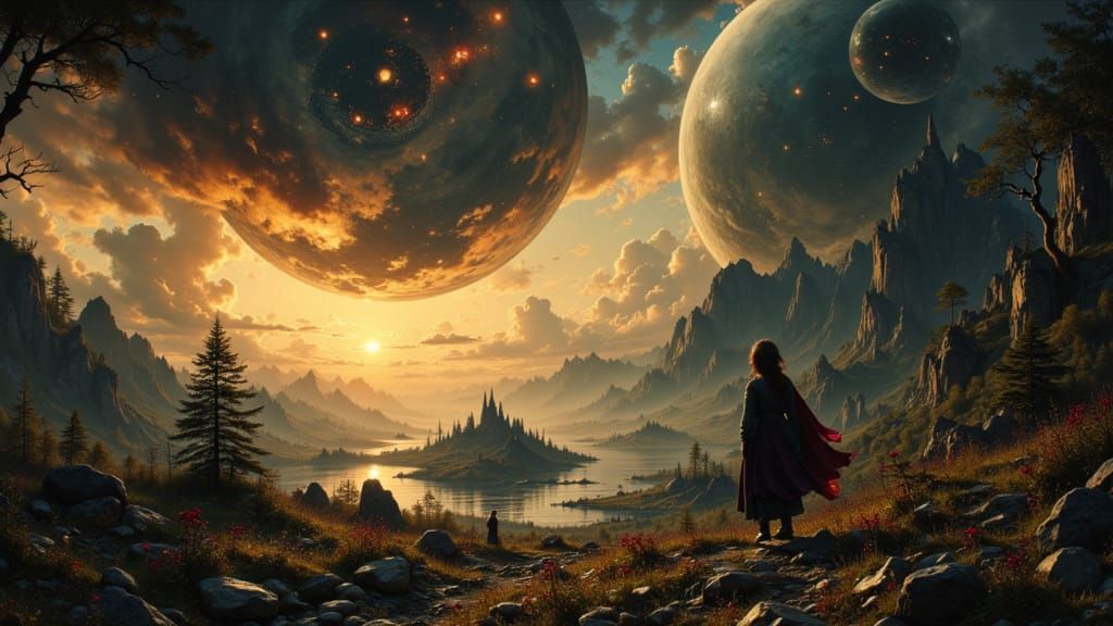 Inhabited Exoplanet Cinematic Film Still