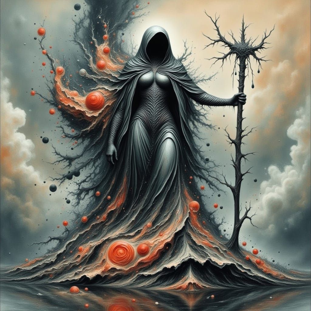 Fantastical Battlefield in Deep Color as Matte Painting