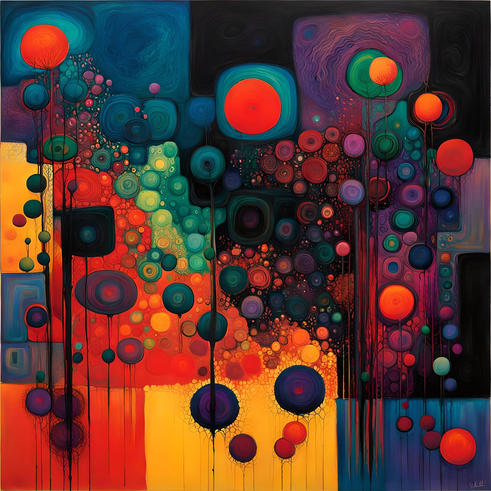 Abstract Phosphenes: Inner World of Color and Pattern