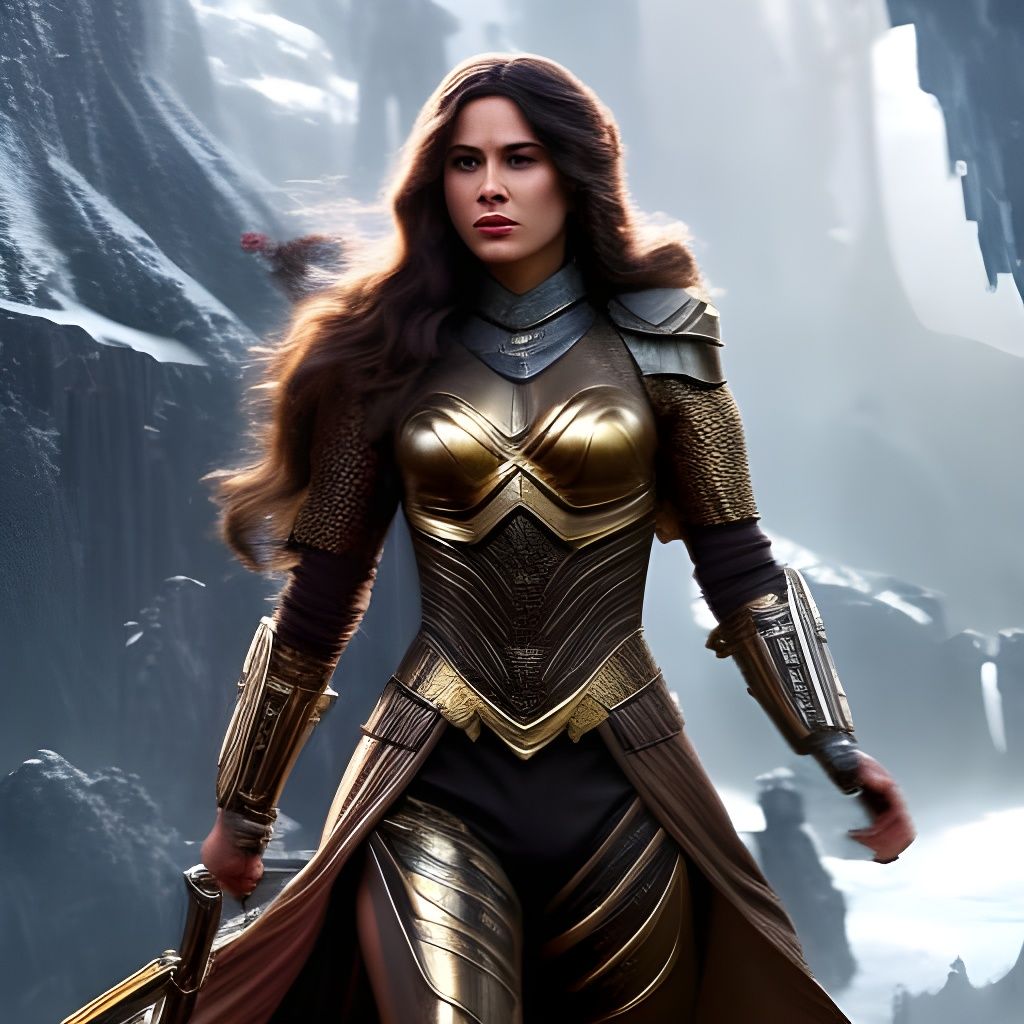 Armored Dwarf in Opulent Art Deco Mine