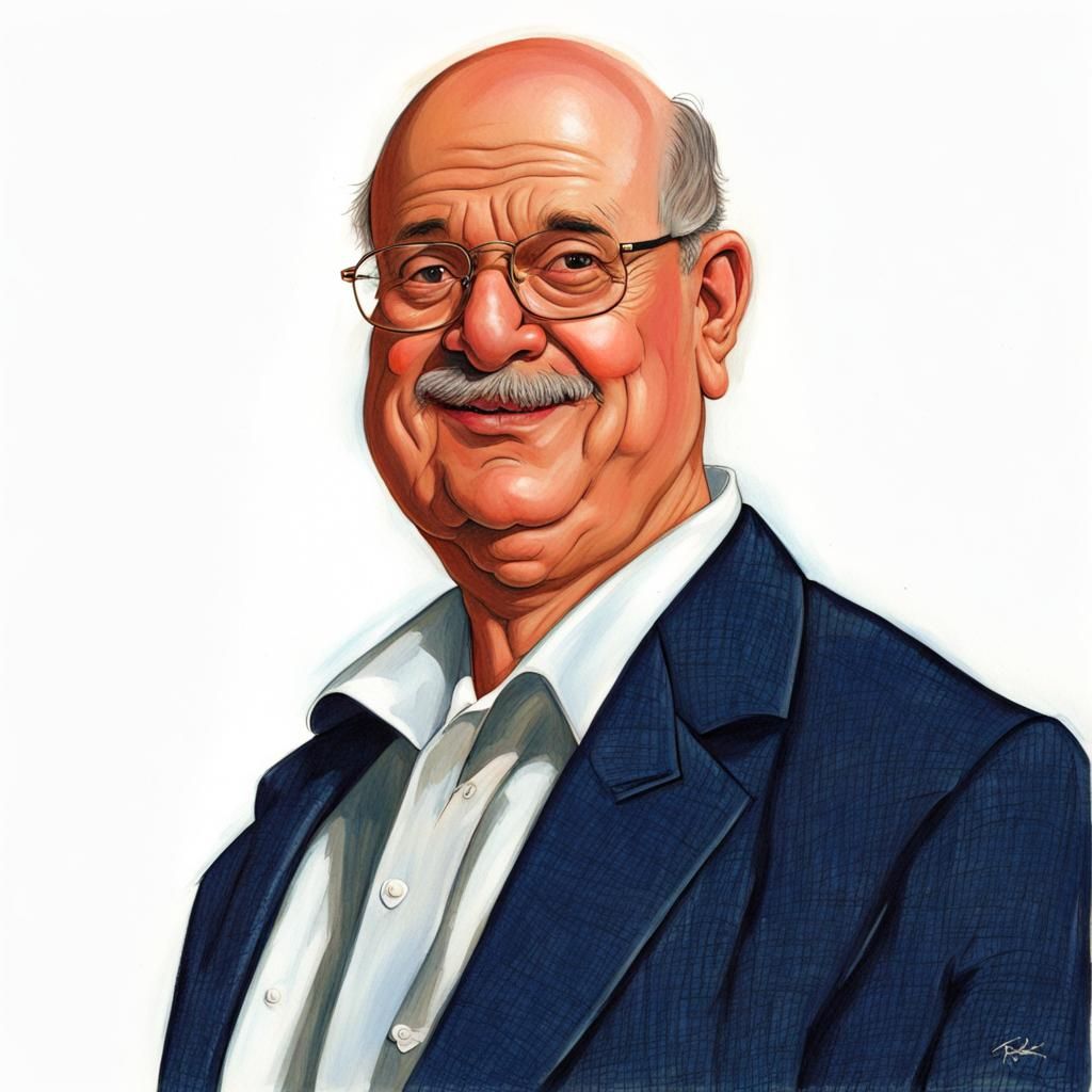 Lively Caricature in Cartoon Style