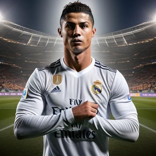 Cristiano Ronaldo Reimagined in Real Madrid Kit