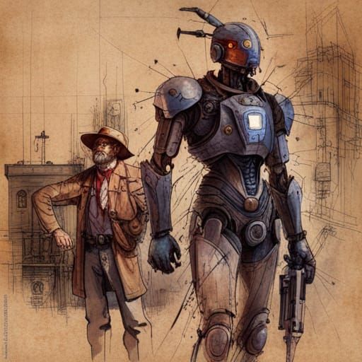 Atomic Cyborg Battle Angel Schematic Diagram