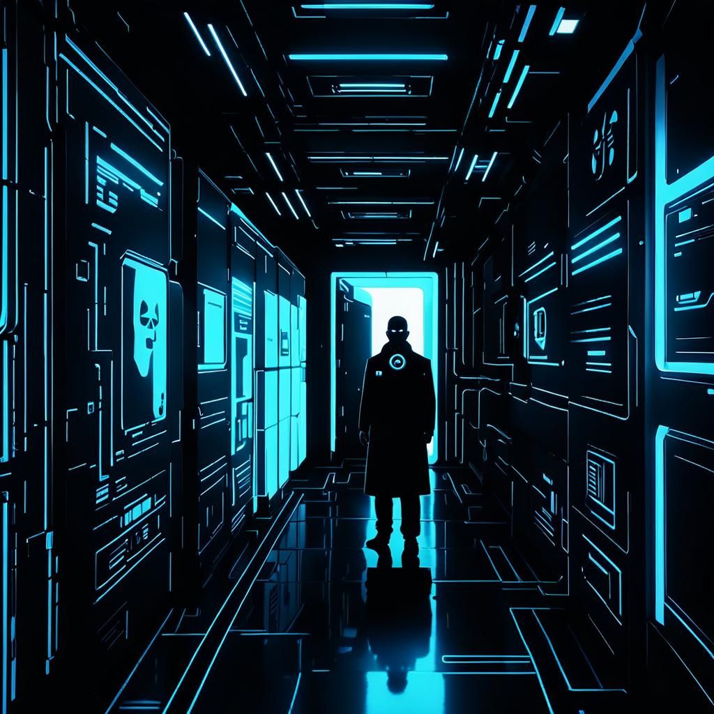 Secret Agent in Area 51: Neon Noir Sci-Fi