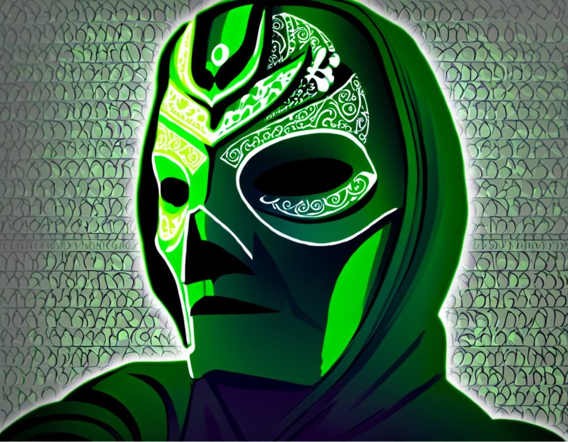 Dragon Priest in Tattered Cloak with Ancient Grey Mask