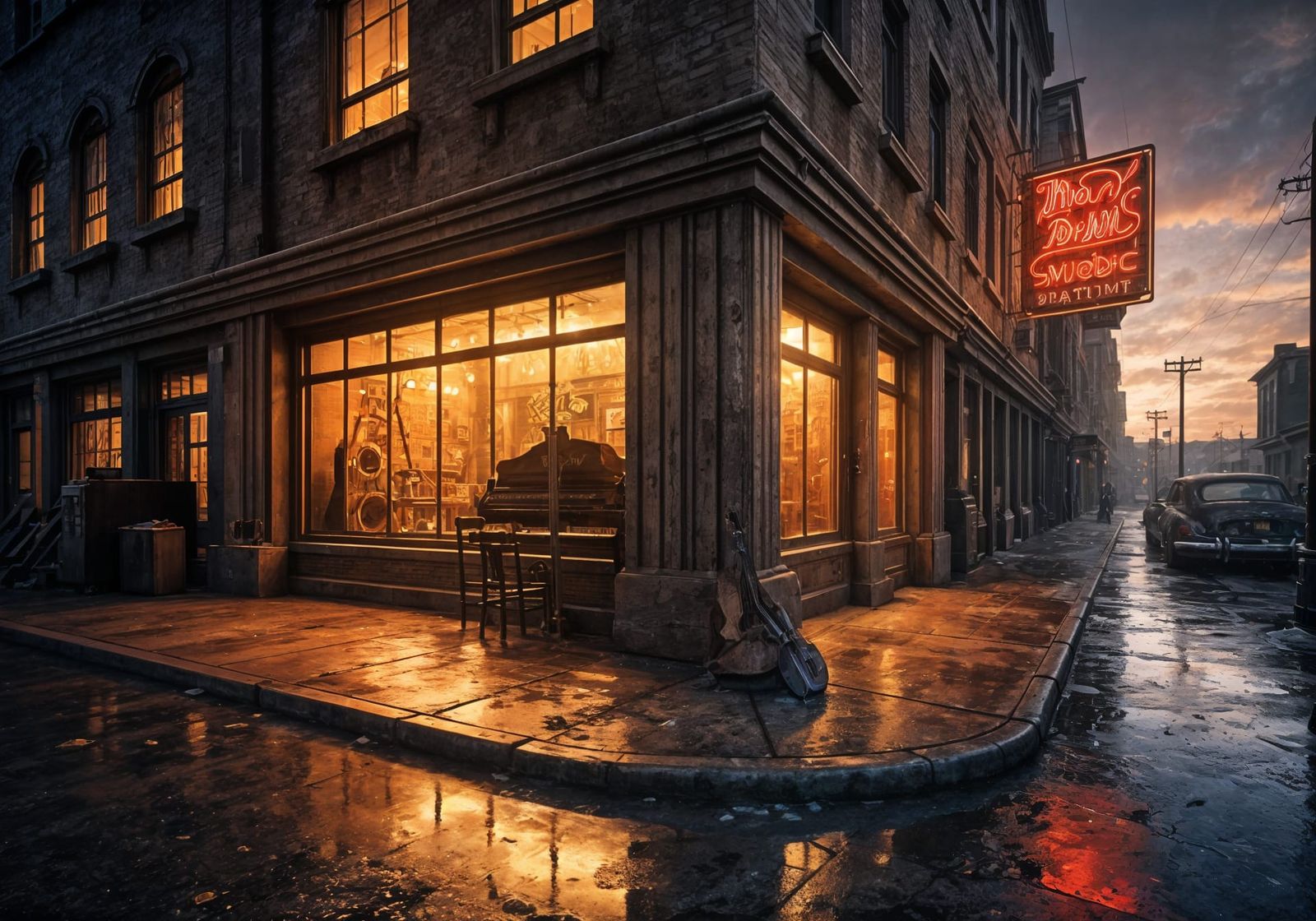 Twilight Music Shop on Desolation Row