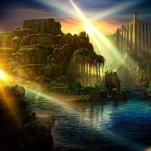 Atlantis: Lost City in Divine Light