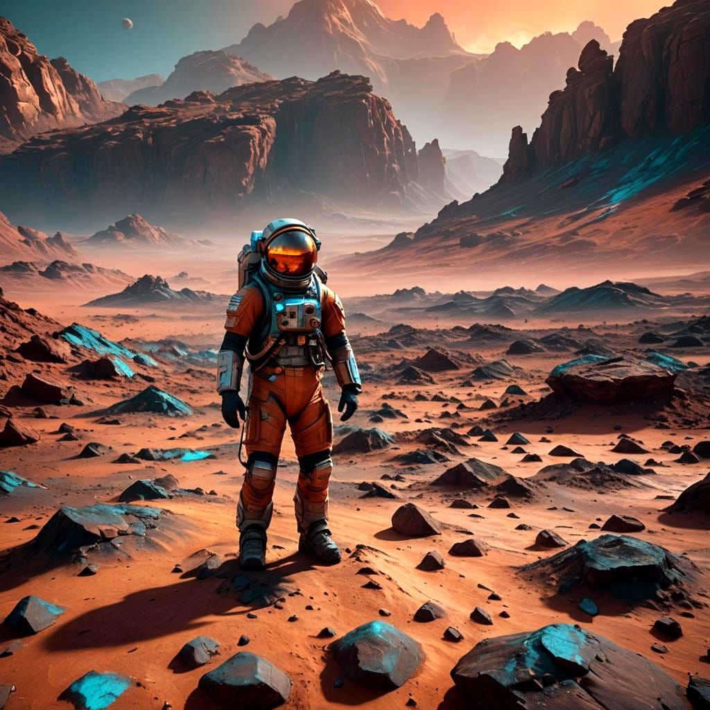 Tuesday is Mars Day: Detailed Matte Painting