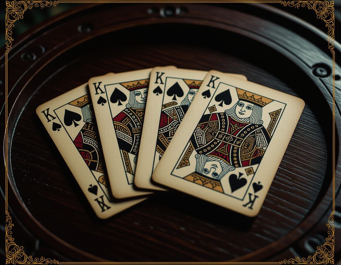 Mechanical Turk Card Game in Gothic Style