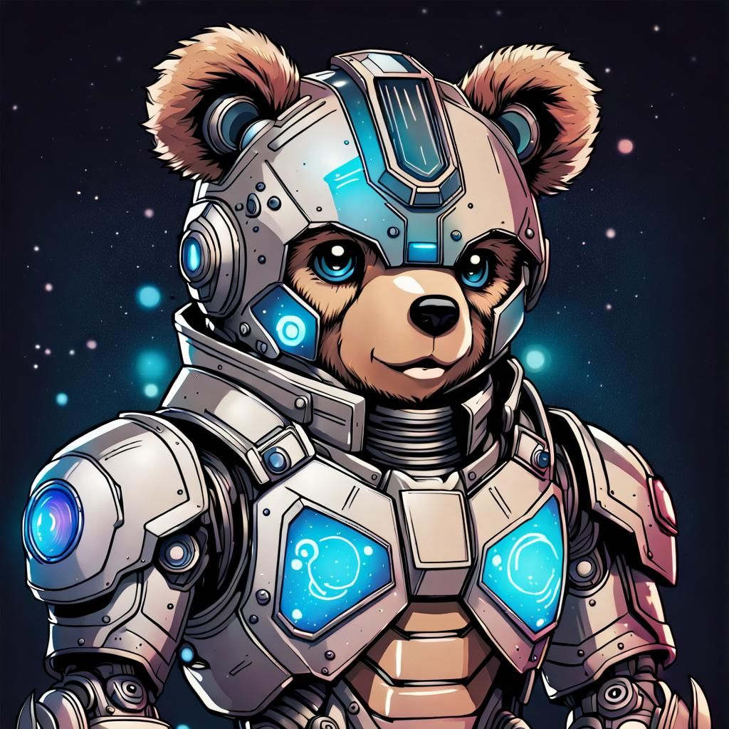 And a bear goes to war...