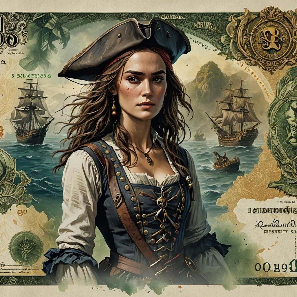 Keira Knightley as Elizabeth: Fantasy Art